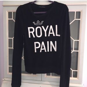 Wild fox "royal pain" sweater